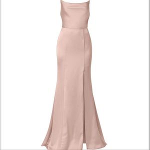 Amsale Chloe Dress in Rose Quartz Size 2